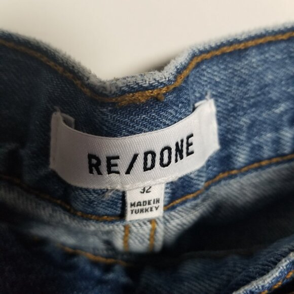 Re/Done Jeans 70s Bootcut Women's Button Fly Sz 32 - Picture 3 of 10